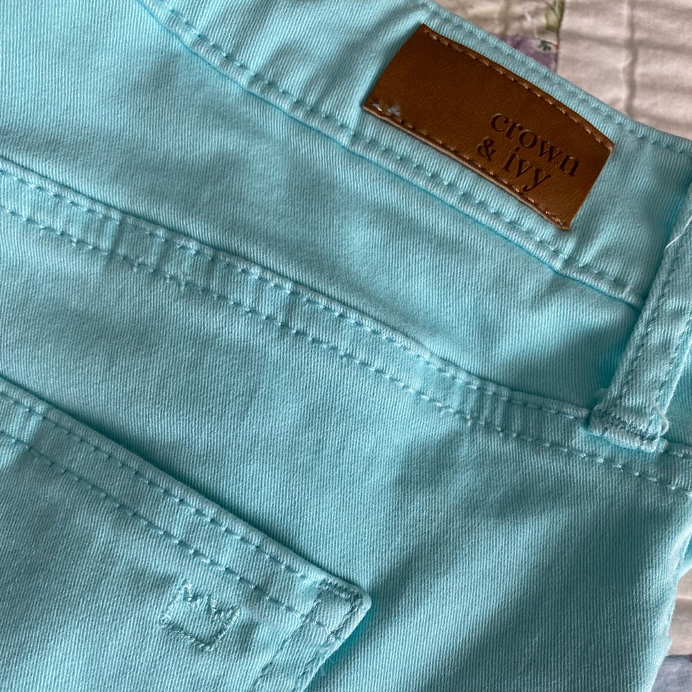 ☀️CROWN & IVY JEANS | HIGH-RISE SKINNY CROP - Picture 3 of 4